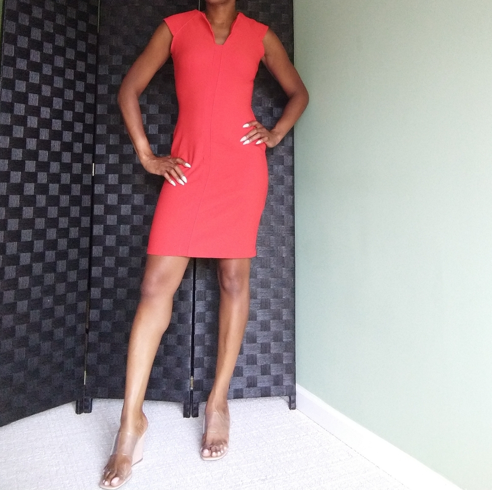 Women's BAR III red dress - Picture 1 of 7